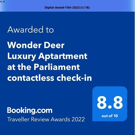 Wonder Deer Lux Apartment At The Parliament Self Check-In Budapest Exterior photo